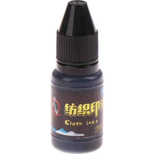 10Ml Hot Selling Printing Ink Waterproof Special Ink For Students Kids Name Stamp Printing On Clothes Wash Do Not Fade