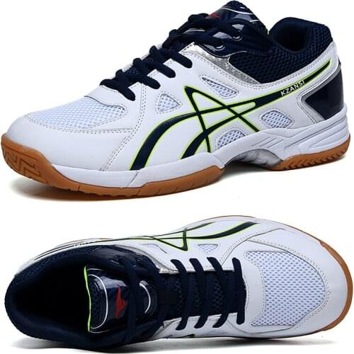 New Breathable Tennis Shoes Men Women Training Badminton Shoes Men Tennis Sneakers Anti Slip Badminton Sneakers Ladies