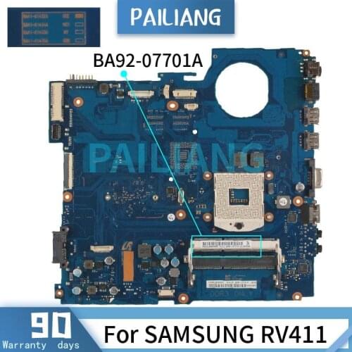 Mainboard For SAMSUNG RV411 Laptop motherboard BA92-07701A BA41-01433A HM55 DDR3 Tested OK