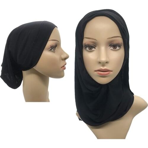 Modal Muslim Women Hijab Caps Headscarf Shawls Jersey Hijab Under Cap Cotton Turbans For Women Ladies Scarf Islamic Fashion