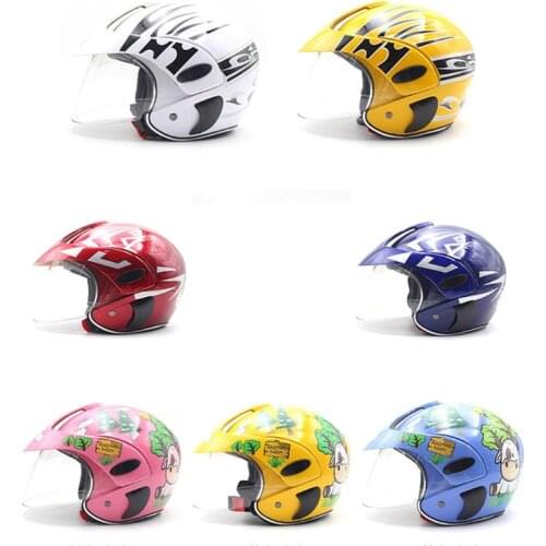 Motorcycle Headpiece Boy Girl Child Half Helmet Children Safety Helmet Electric Motorbike Scooter Head Protect Supplies