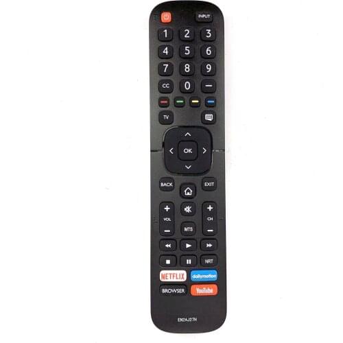 New Original Remote Control EN2AJ27H For Hisense LCD Smart TV With NETFLIX YouTube dailymotion BROWSER Apps Fernbedienung
