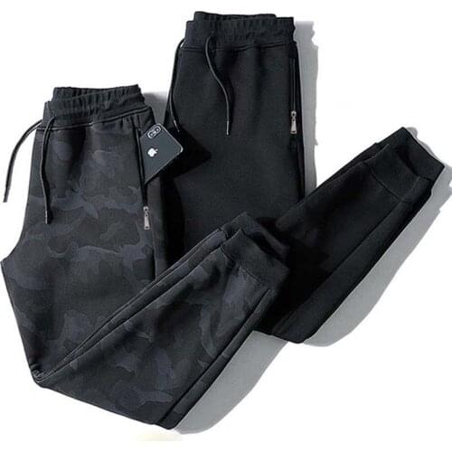 Autumn Winter Mens Sweatpants Man Gyms Fitness Bodybuilding Joggers Casual Cotton Pencil Pants Camouflage Workout Trousers