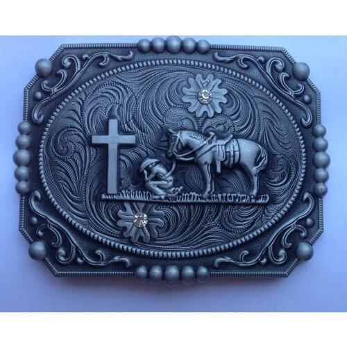 Horse Belt Buckle JF-BY49 suitable for 4cm wideth belt with continous stock
