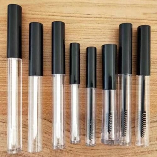 500pcs/lot 1ml, 2ml, 3ml 5ml 10ML Empty mascara Eyelash growth liquid bottle Lip gloss tube Eyelashes Tubes bottle F407