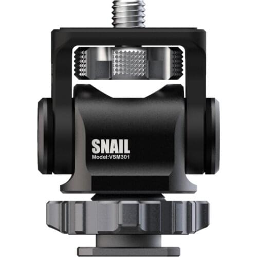 S Version Snail Cradle Head Adjustable Damping Monitor Holder Light Micro SLR A7 Hot Shoe R5 Stabilizer