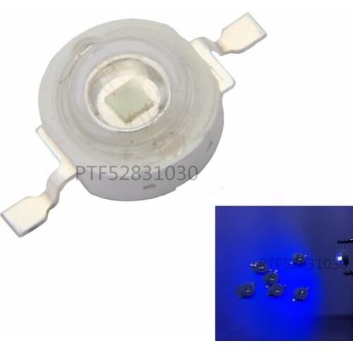 LED 50pcs1w 3W Ultra Violet UV Power LED 365-370nm diodes Emitter