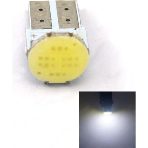 T10 W5W COB 6LED Car Signal Lights 6 SMD Clearance Lamp Super Bright Car License Plate Bulbs ( Package of 10 )