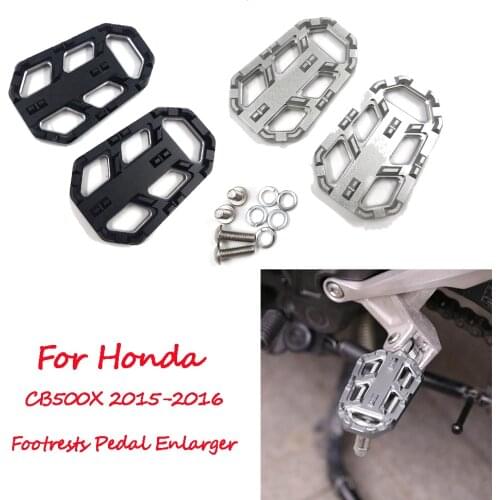 OLPAY Motorcycle Foot Peg Pedal Footrest Extension Footpeg Enlarger For Honda CB500X CB500 X CB500-X 2015-2019