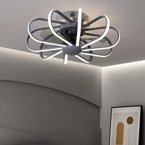 Modern Fashion Ceiling Fan 220 Volt Fan Ventilation Electric with Light Led Remote Contro Lindoor Cooling Fixtures Fans for Home