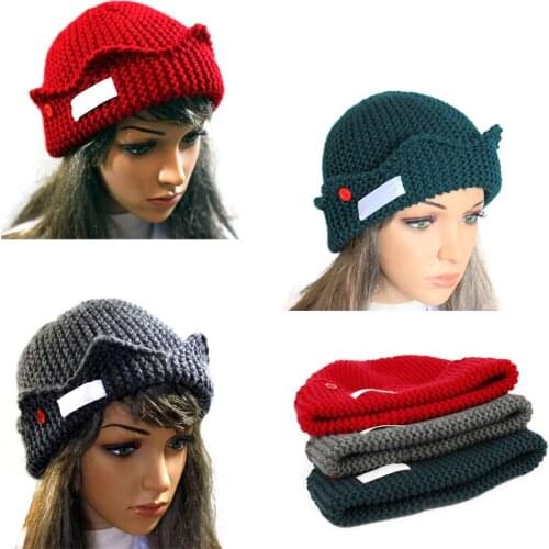 Women Accessories Beanie Autumn Winter Soft Warm Knitted Beanies Cap Skull Gorro Ski Caps Riverdale Jughead Jones Beanie