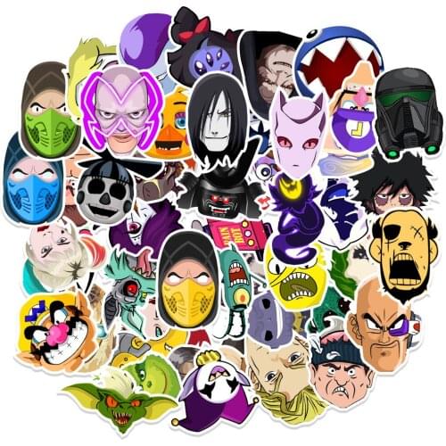 10/50 PCS Villain Graffiti Stickers Waterproof Vinyl PVC for Laptop Helmet Bicycle Luggage Car 2020