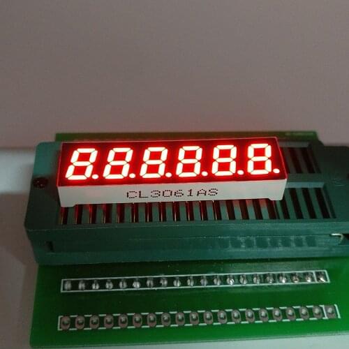 10PCS New and original 6 Bit 0.3 inch Digital Tube LED Display red Light 7 Segment Common Cathode/Anode