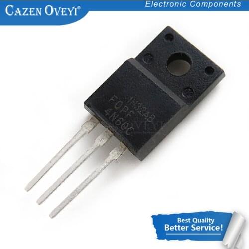 10pcs/lot FQPF4N60C TO-220 4N60C 4N60 TO220 MOS FET transistor In Stock