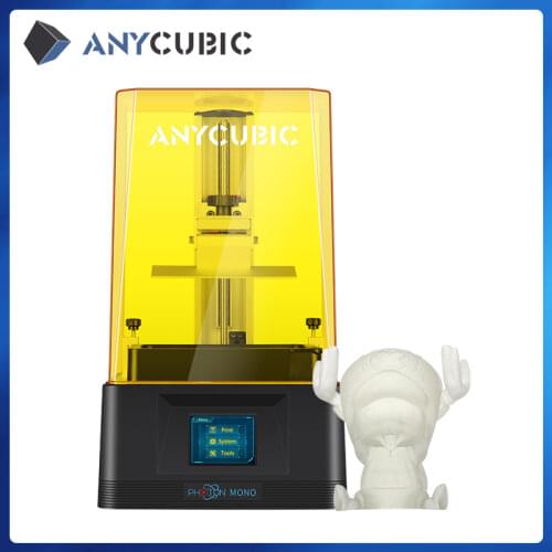 2020 New ANYCUBIC Photon Mono 3D Printer 6''2K Monochrome LCD 8x Anti-aliasing UV Resin Printer Fast Printing Speed Impresora 3d