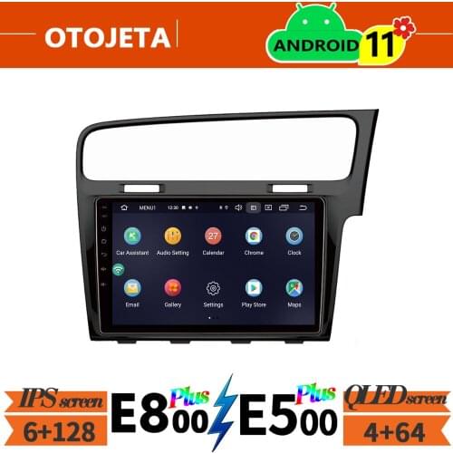 For VW Golf 7 2014 Android 11 Car Radio Multimedia Video Player Navigation GPS 6GB Ram 128GB Rom Autoradio Stereo HU