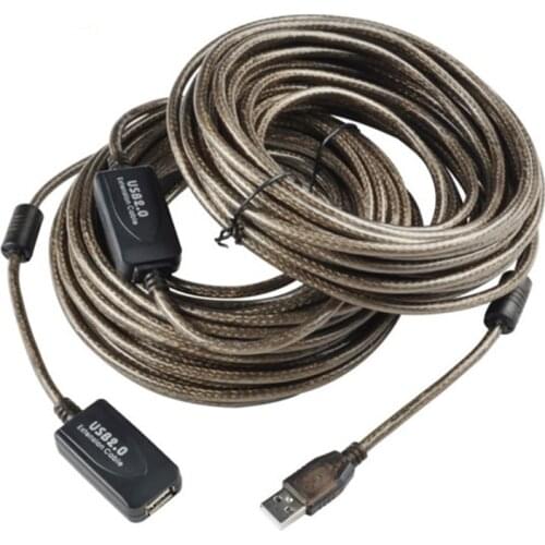 Amplifier Chip USB 2.0 Cable Male to Female Active Repeater Extension Extend M/F USB to USB Cable Cord USB Adapter 5M 10M 15M20M