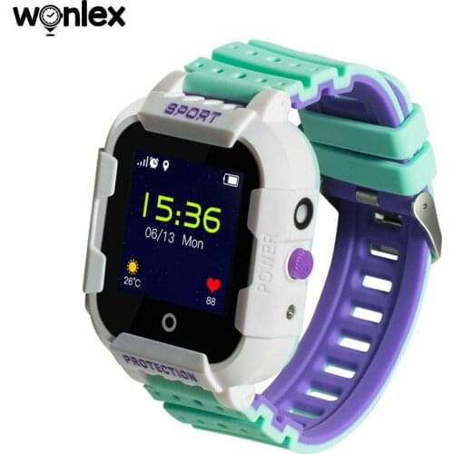 Wonlex KT03 Smart Watch GPS WIFI Camera Waterproof IP67 Kid Watch SIM Card SOS Help Phone Call Location Tracker Baby Smartband