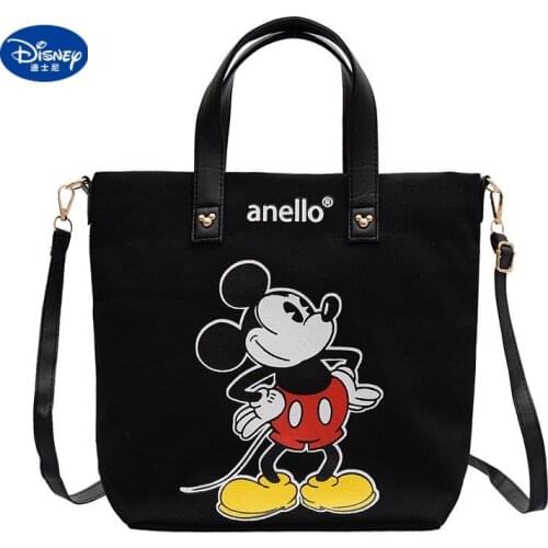 Disney Mickey mouse lady canvas messenger shoulder bag cartoon fashion minnie handbag women messenger bag shopping