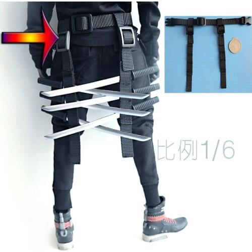 1/6 Scale male soldiers accessories Weapons knife sword belt fit 12'' TBLeague PHICEN action figure