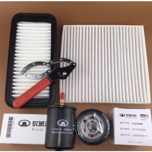 Filter Service Kit for Great Wall Hover 2015 C30 M4 H1 oem:1109101XS16XB 87139-0N010 MD135737 96335719