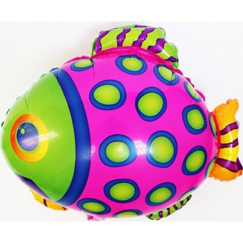 Hot inflatable air fish balloon 10pcs/lot wholesale globos birthday party supplies spotted fish shaped baloes baby shower baloon