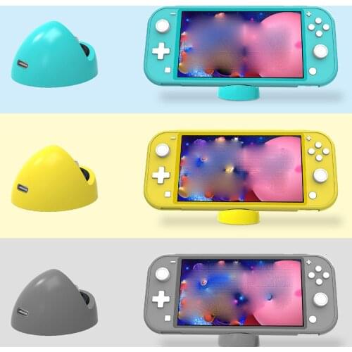 New Portable Mini Charger For Switch Lite Fixed Base For Nintend Switch Lite Console Charging Base Bracket Charger Charging Base