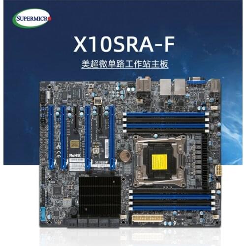 Ultramicro x10sra-f single channel graphics workstation, motherboard C612 chip lga2011, with centralized display, video editing