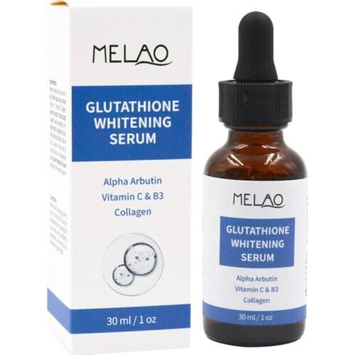 30ml Glutathione Lightening Serum Alpha Arbutin Vitamin C & B3 Collagen Reducing Dark Spots Blemishes Serum
