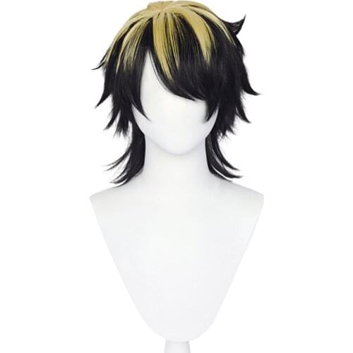 Tokyo Revengers Hanemiya Kazutora Cosplay Wig Heat Resistant Synthetic Hair Carnival Halloween Party Props