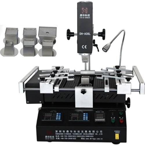 4800W Hot Air BGA Chips Rework Station 3 Independent Heaters Temperature Zones SMD PCB Soldering Repairing System 220V