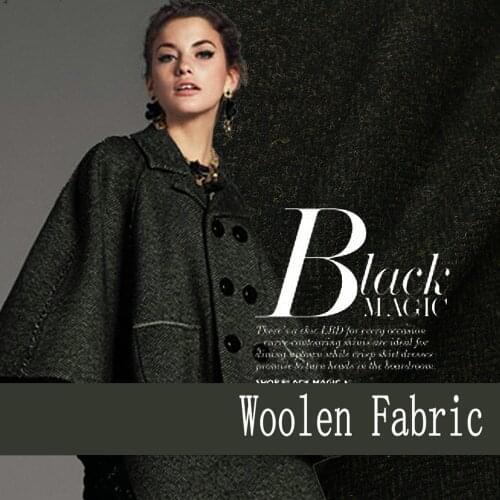 Yarn Dyed Herringbone Pure Wool Fabric For Coat W1H92