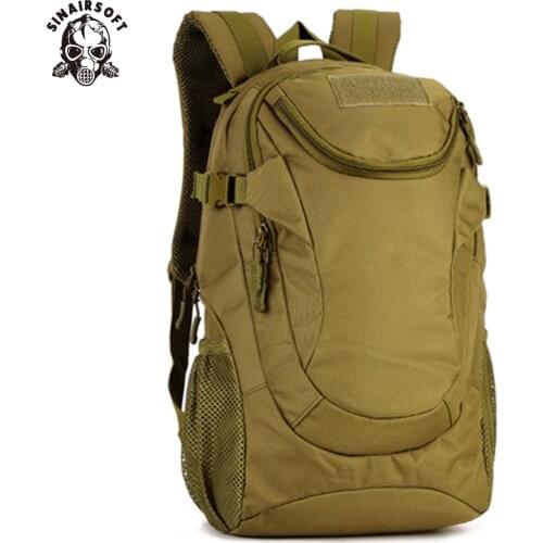 SINAIRSOFT Tactical Molle 25L Sport Backpack 14 Inches Laptop Military Army Bag Outdoor Fishing Hunting Camping Rucksack LY0039