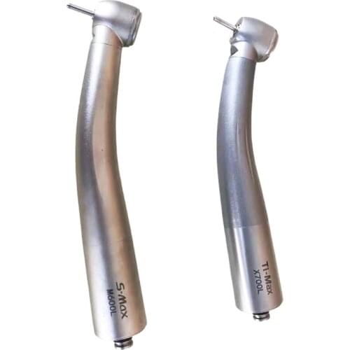 Dental Lab Equipment M600L/ X700L High Speed Ceramic Bearing Handpiece Air Turbine Standard Push Button Head With Optic Fiber