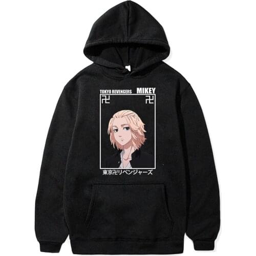 Cool Anime Mikey Tokyo Revengers Hoodie 2021 Fashion Comfortable Long Sleeve Hoodies Hip Hop Hoodie Harajuku Casual Female Hoode