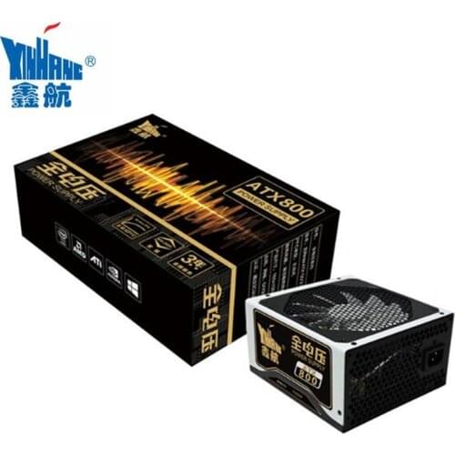 XINGHANG Silent 800W PC Power Supply PSU Gaming Power ATX Mining Power Supply PC Power Switch PSU 12V Active PFC Computer 110V