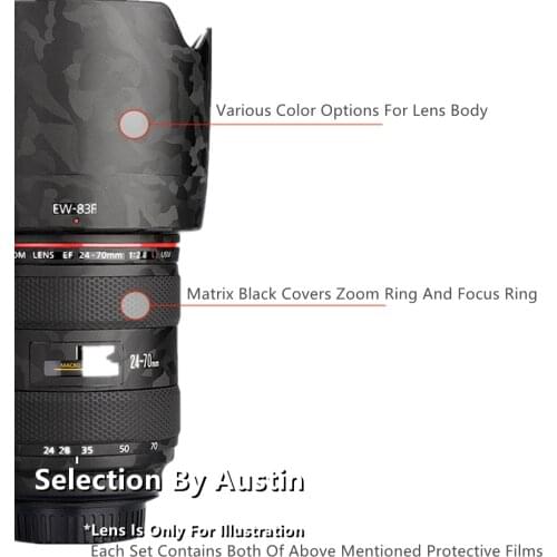 Lens Skin Decal Sticker Wrap Film For Canon EF 24-70 f2.8 Anti-scratch Protector Cover Case