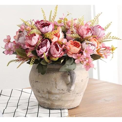 1Pc Artificial Peony Flower Blossom Home Wedding Party Living Room Decoration