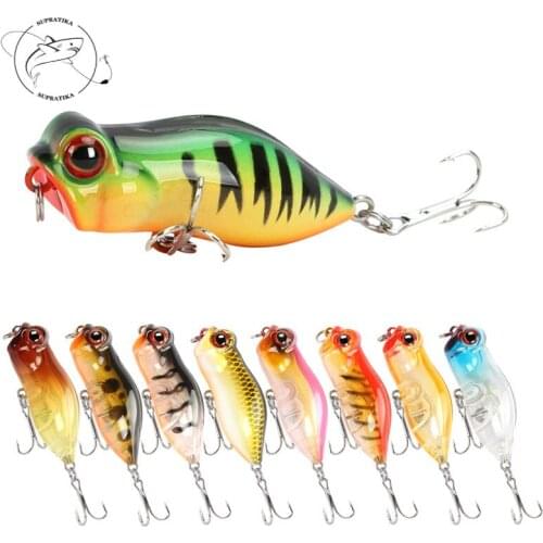 3D High Simulation Eyes Bionic Bait Sea Fishing Lure 10 Colors 4cm/3.2g Artificial Popper Insect Floating Plastic Hard Bait