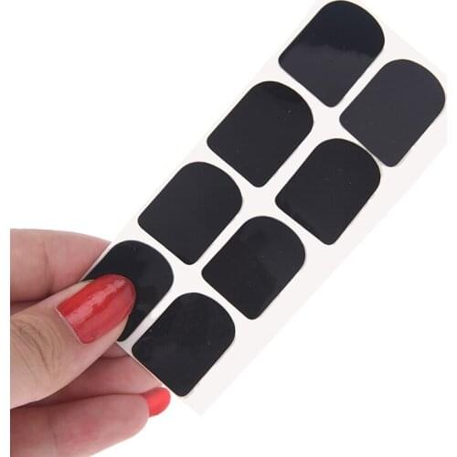 8pcs Rubber Soprano Saxophone Sax Clarinet Mouthpiece Pads Patches Cushions Saxophone Sax Clarinet Accessories 0.8mm Black