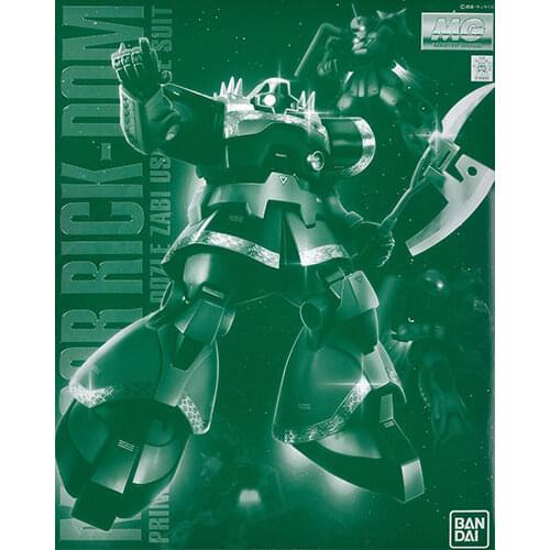BANDAI GUNDAM MG 1/100 MS-09R Rick Dom Stutzer Gundam model kids assembled Robot Anime action figure toys