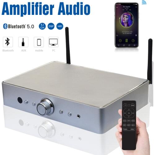 WA60 60W*2 ESS9023 WiFi and Bluetooth HiFi Stereo Class D Digital Multiroom Amplifier with Spotify Airplay Equalizer Free App