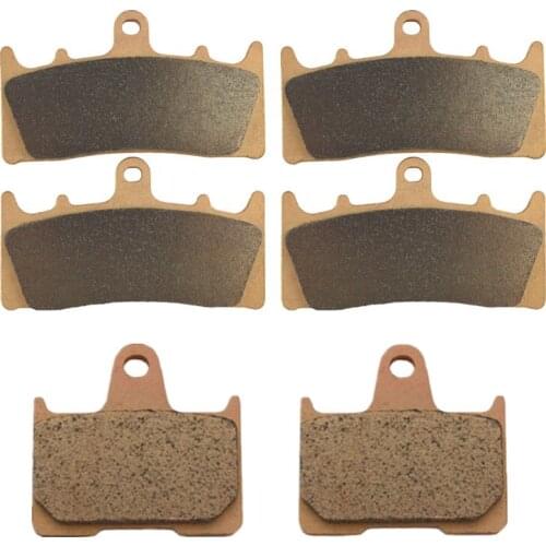 Motorcycle Parts Copper Based Sintered Motor Front & Rear Brake Pads For Suzuki GSXR1000 GSXR 1000 2001-2002 Brake Disk