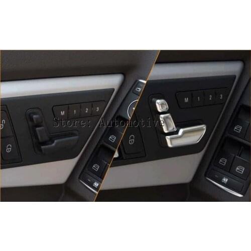 For Benz ML W166 2012-2015 GL X166 Inner Door Seat Adjust Button Cover 2013-2015 6pcs