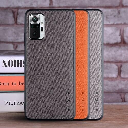 For Xiaomi POCO M3 Pro 5G Case Soft TPU edge Hard Cloth protective back cover case for xiaomi poco m3pro full cover phone shell
