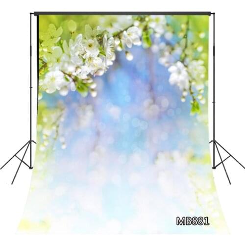 White Flower Photography Backdrop Spring Plant Landscape Background Photo Studio Girl Newborn Baby Child Photophone Photocall