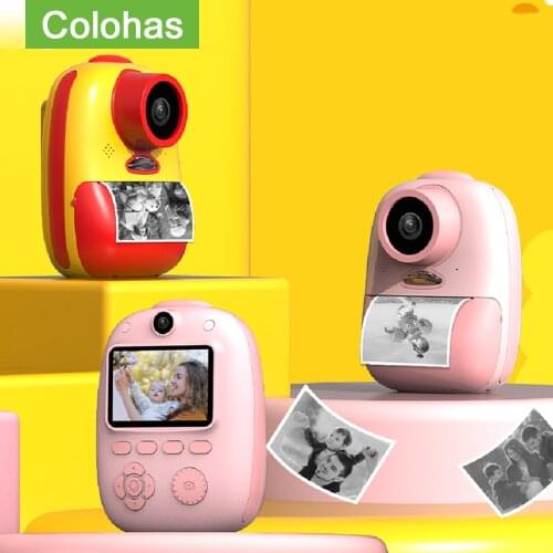 Mini Portable Childrens Instant Camera Toy For Kids Photo Video Digital Camera Baby Birthday Gift Photographic Thermal Camera