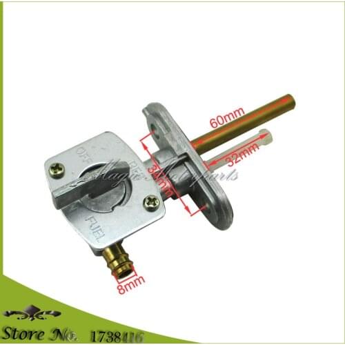 5/16" 8mm Gas Fuel Petcock Valve Swith Tap For Yamaha YFZ350 YFM660 Grizzly ATV Quad 4 Wheeler