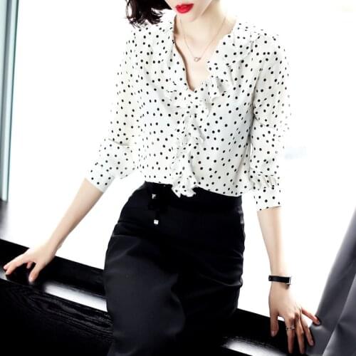 KXMZ Polka Dot Blouses
