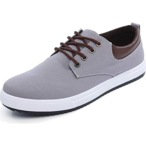 New Arrival Spring Summer Comfortable Casual Shoes Mens Canvas Shoes For Men Lace-Up Brand Vogue Flat Loafers Shoes rtg89